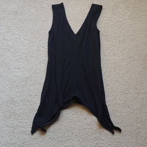 Organic cotton irregular hem tunic